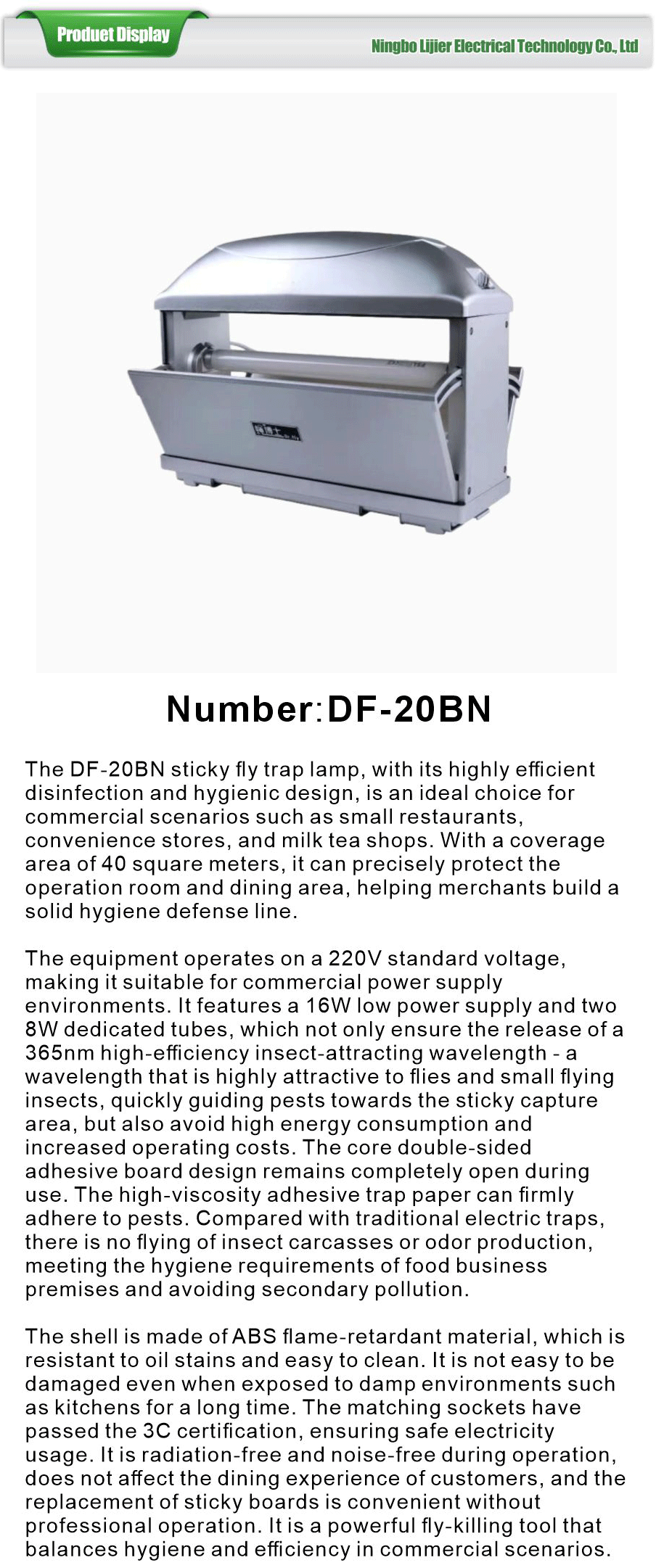 Doctor Fly Fly-killing Lamp-xiangqing1-LJE008