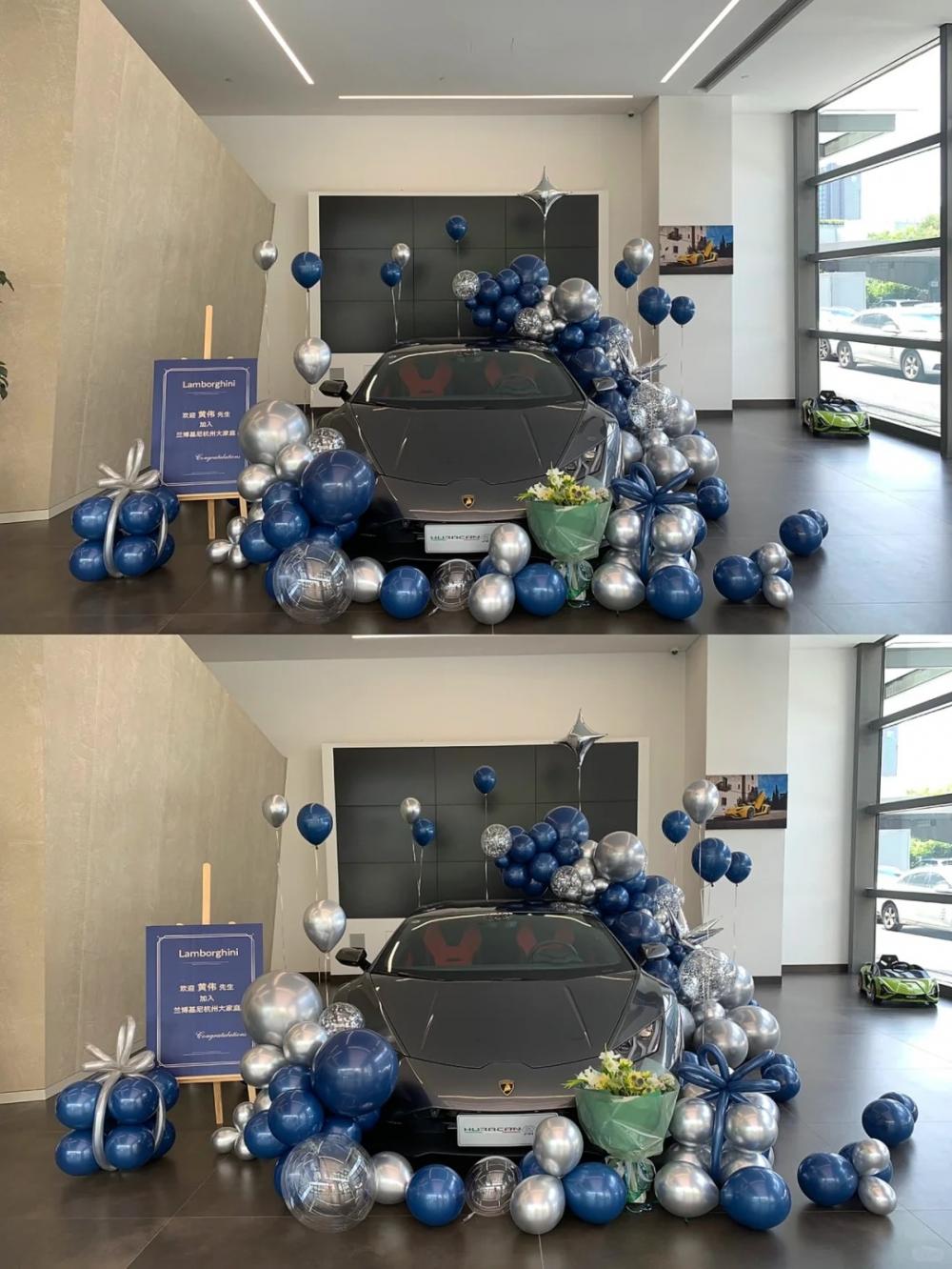 Car show balloons
