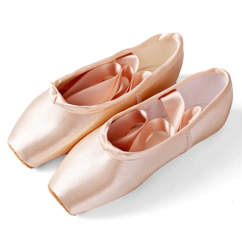Wholesale High Quality Professional Girls Satin Pink Ballet Dance Pointe Shoes