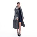 New model cashmere overcoat with plush