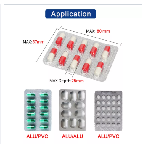Máquina de embalagem de bolha automática DPP-140 para comprimidos