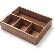 Wooden Coffee Bar Accessories Storage Holder Coffee Counter