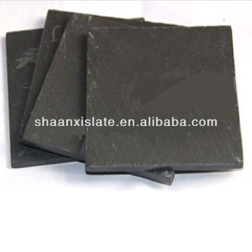 straight edge nature black slate cheese coaster