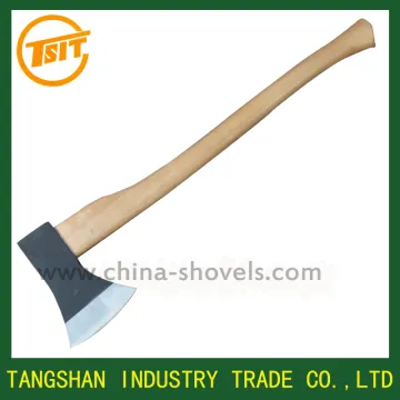 Hand outdoor tool wooden handle broad felling russian axe