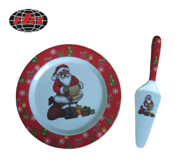Christmas Carnival Melamine Dish Plate