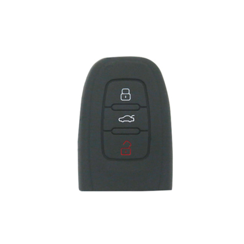 Audi 3 buttons car silicon key case