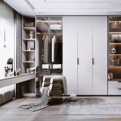 Large wardrobe closet armoire