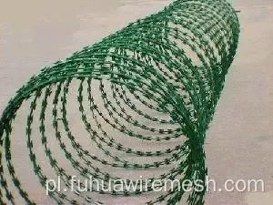 PVC powlekane brzytwy drut kolczasty