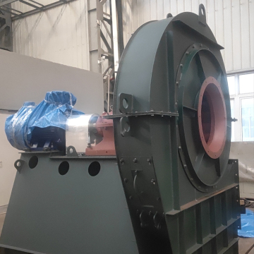 Efficient low noise fuel crushing dedusting fan