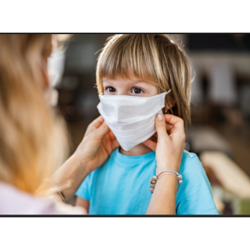 diseño de mascarilla para niños con personalizado