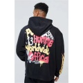 Bubble Print Hoodie Herren Hoodie