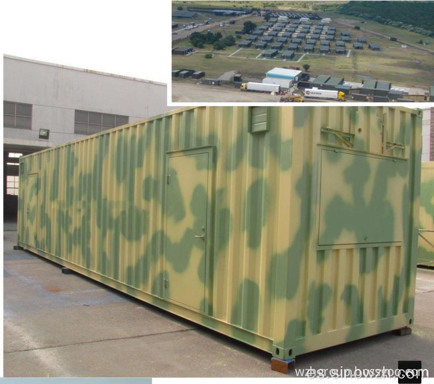 Alojamiento de contenedores de ingeniería de campo