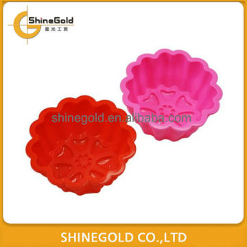 flower shape silicone molds for cakes