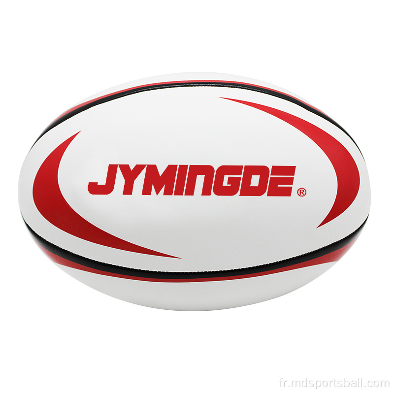 Boules de rugby personnalisées en gros en cuir personnalisées