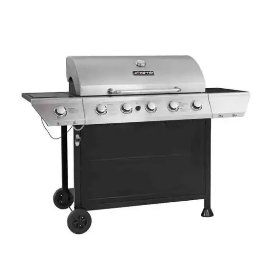 Outdoor Camping Bbq Grill Commercial With Side Burner Stainless Steel Bbq Gas Grill