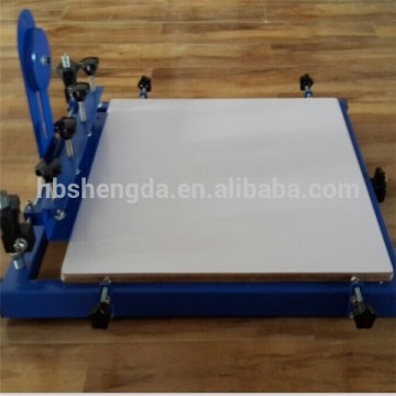 one color manual silk screen printing table for garment
