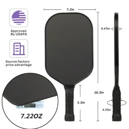 best pickleball paddle for control and spin