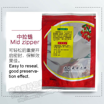 Barbarum Plastic Packaging Pouch with Visual Window