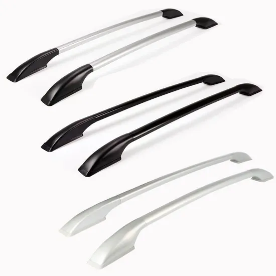 Aluminum Alloy Car Top Frame Travel Rack: Non-Perforated Luggage Rack for Car Decoration