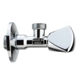 chrome plastic handle 1/2 inch zinc angle valve