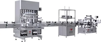 Fully Automatic Cooking Oil Filling and Capping Machine