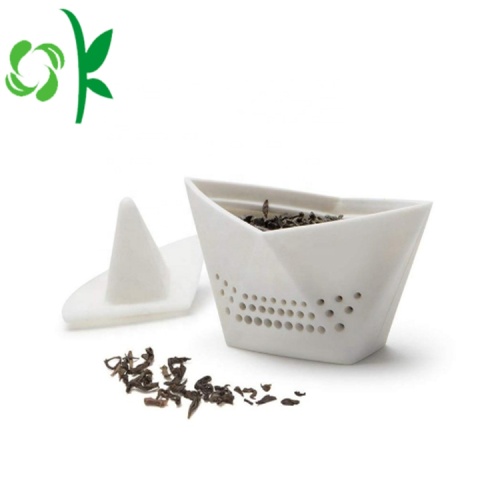 Бумажная лодка с рисунком Креативный силиконовый фильтр Infuser Strainer