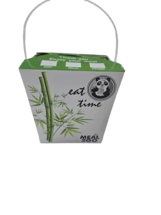 Elegant Chinese-Style Noodle Box with Handle