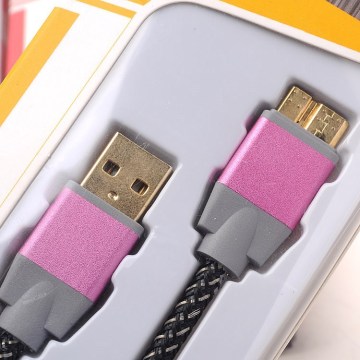 JL-028DB Yiwu Jiju USB 3.0 micro usb otg braided cable import from china
