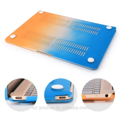 New Fashion Design rainbow color for apple computer covers