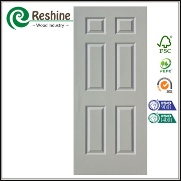 Designed Molded White Primer MDF Board Door Skin