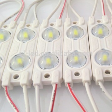 wholesale waterproof 160 Degree injection SMD 2835 2 points led module lighting with lens, 0.4W SlimLetter LED module 2 SMD2835