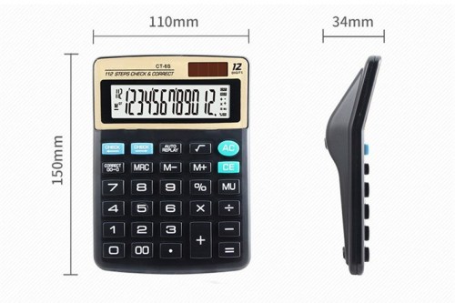 112 steps handheld calculators with 12 dight