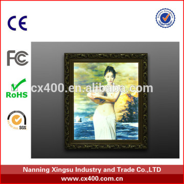 Low watts wall art home decorative girl nude