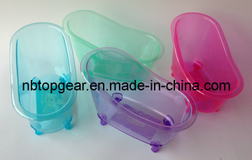 Plastic Bathtub Shaped Bath Storage Container