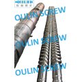 Bimetallic Bausano 125mm Twin Parallel Screw and Barrel for PVC+ABS Pelleting/ Granulating