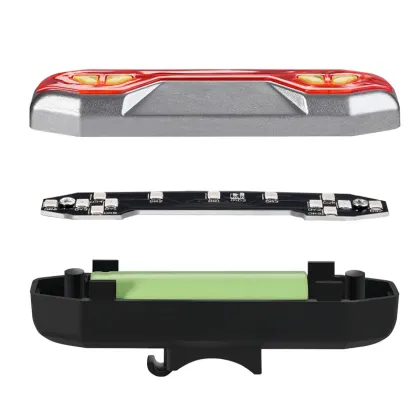 Waterproof USB Rechargeable LED Bike Light - Tail Light for Night Riding