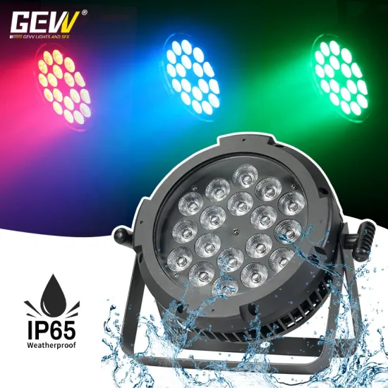 High Quality Outdoor IP65 Waterproof 18x18W RGBWA 6in1 Par Led Stage Light