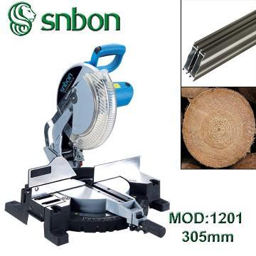 1850W 12\ "/ Serra de esquadria 305mm, máquina de corte, Serra de corte, ferramentas de carpintaria