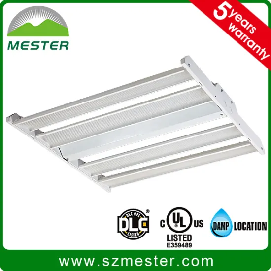 UL DLC qualitied retrofit linear highbay light 2x4 ft 200W 320W Prisimatic lens and Medium lens optional