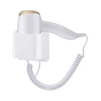 High Speed Wall-Mounted Hotel Bathroom Electric Hair Dryer with Ionic Shaver Socket for Travel in China