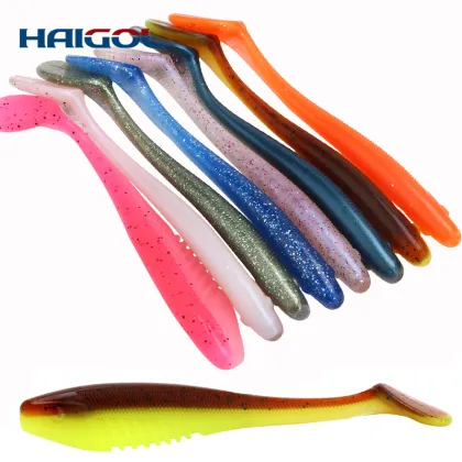 Colorful Soft Bait Swing Shad for Walleye, Zander, and Bass Fishing