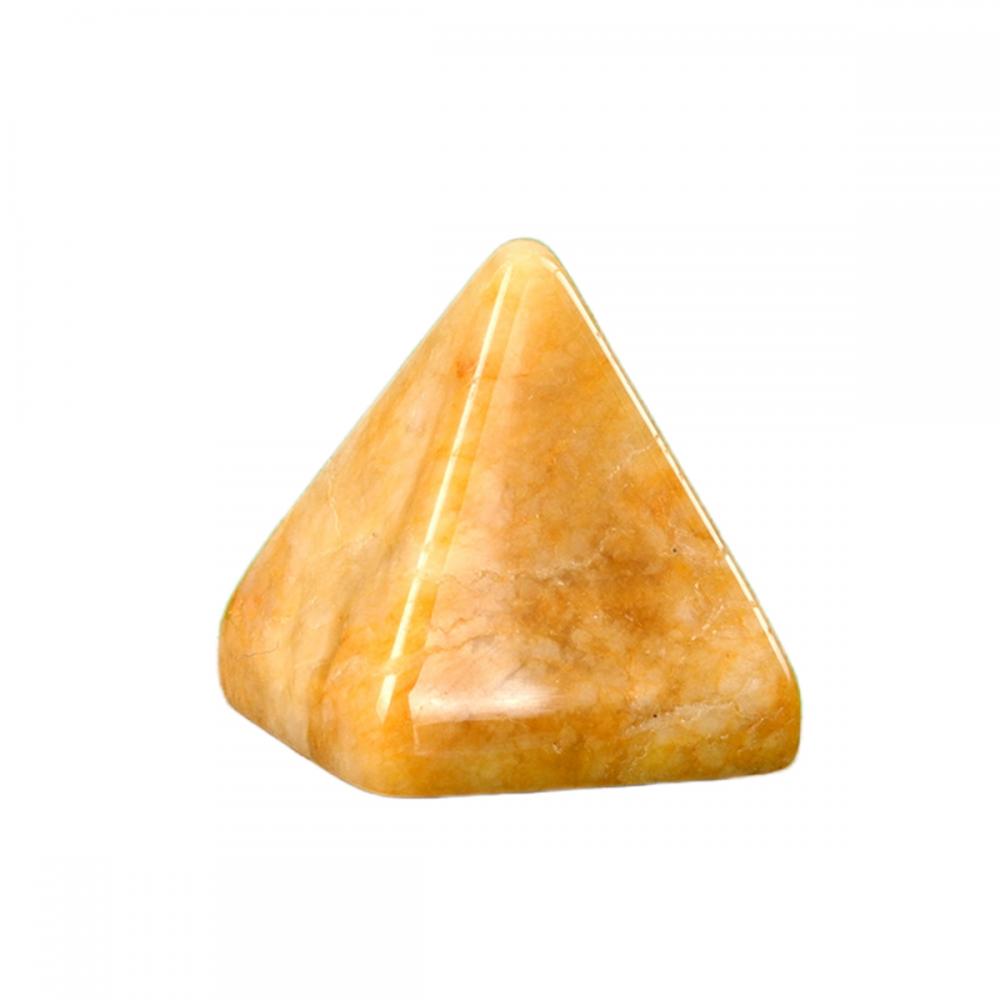 Pyramide Gemstone Pyramid 18x18x20mm Pyramide en pierre pour la maison et l&#39;office décor Pyramide Natural Pyramide Charme Home Decoration