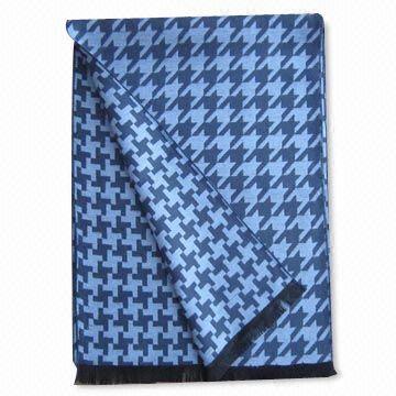 Scarf, Made of 100% Viscose, Available in Various Colors