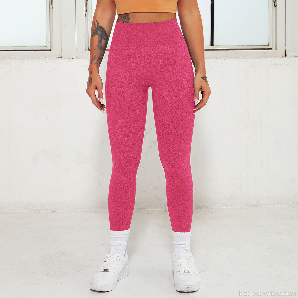 hip-peach sport dell&#39;anca in esecuzione leggings yoga fitness