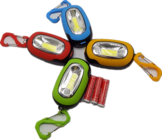 Carabiner Portable COB Led Keychain, COB Flashlight Keychain, COB Led Keyring