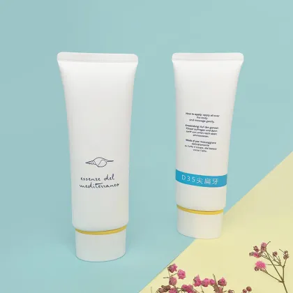 Factory Flat Oval Cosmetics Lotion Tubes for BB CC Cream and Sunscreen Packaging