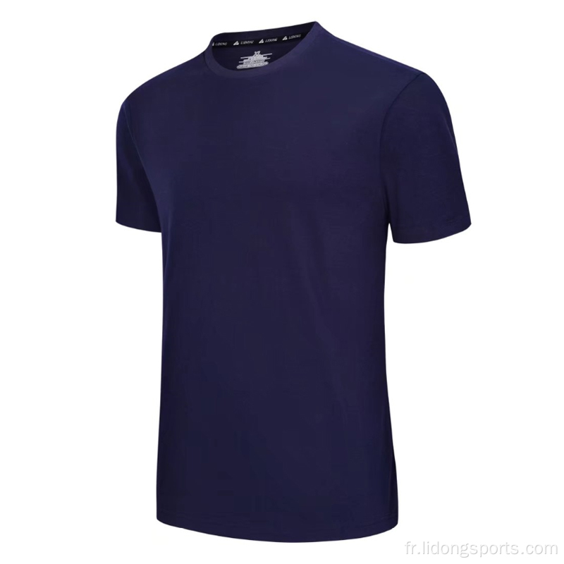 T-shirts blancs femmes hommes t-shirts à sports simples