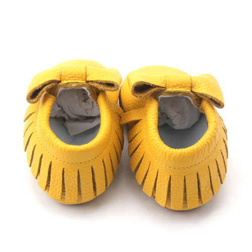 Baby Girls Moccasins Leather Shoes Bulk Sale Infant Toddler Shoes baby Manufactory