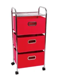 3 Drawer Storage Cabinet Rolling