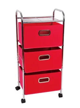 3 Drawer Storage Cabinet Rolling